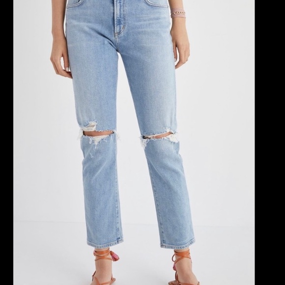 Agolde Toni Mid rise straight jean - Picture 2 of 8